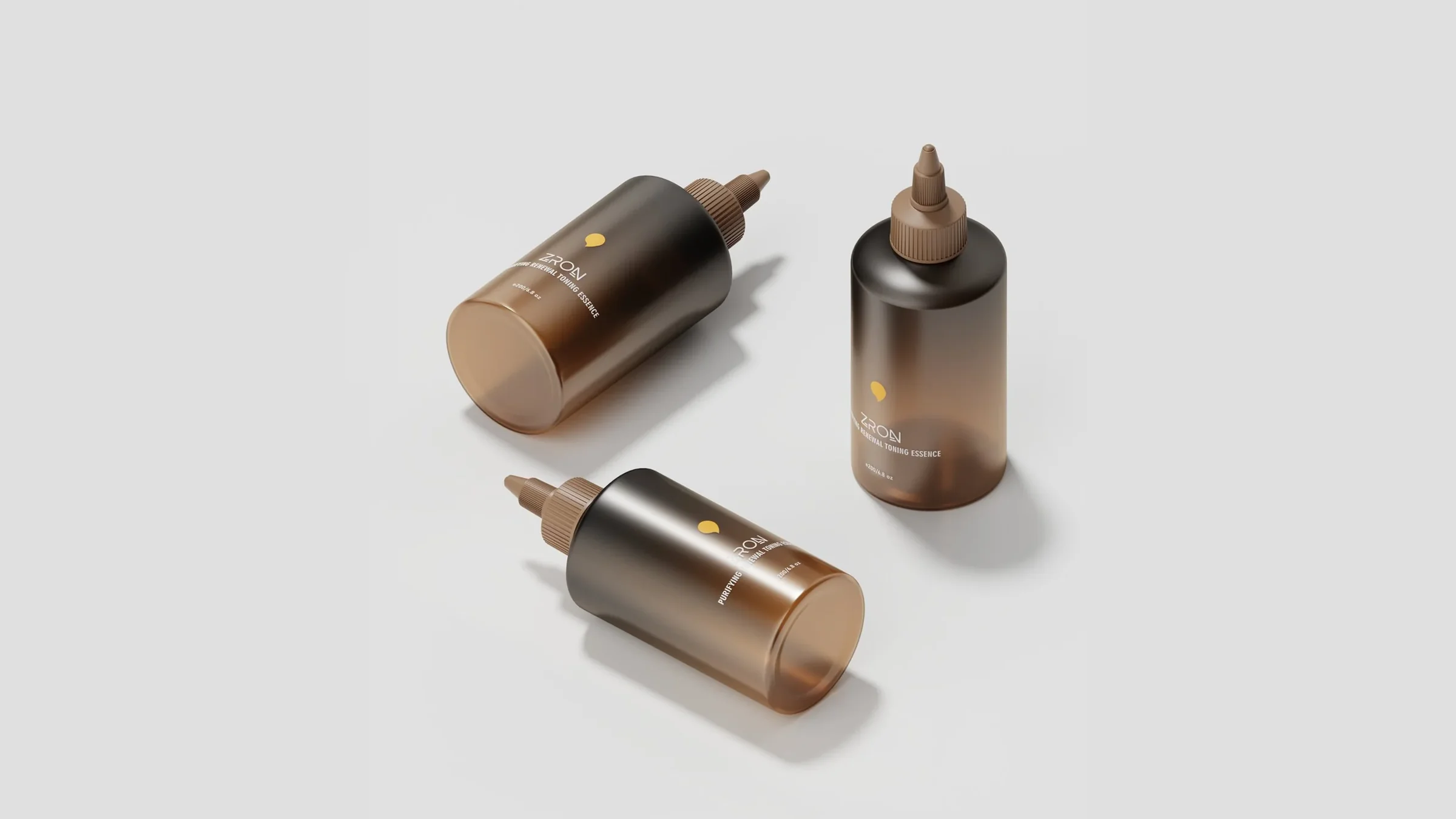 Bronze dropper bottles for serum